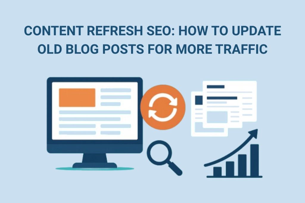 content refresh seo how to update old blog post to grow traffic